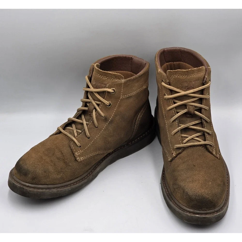 Caterpillar CAT Narrate P725201 Men's Suede Ankle Work Boots Size 9M